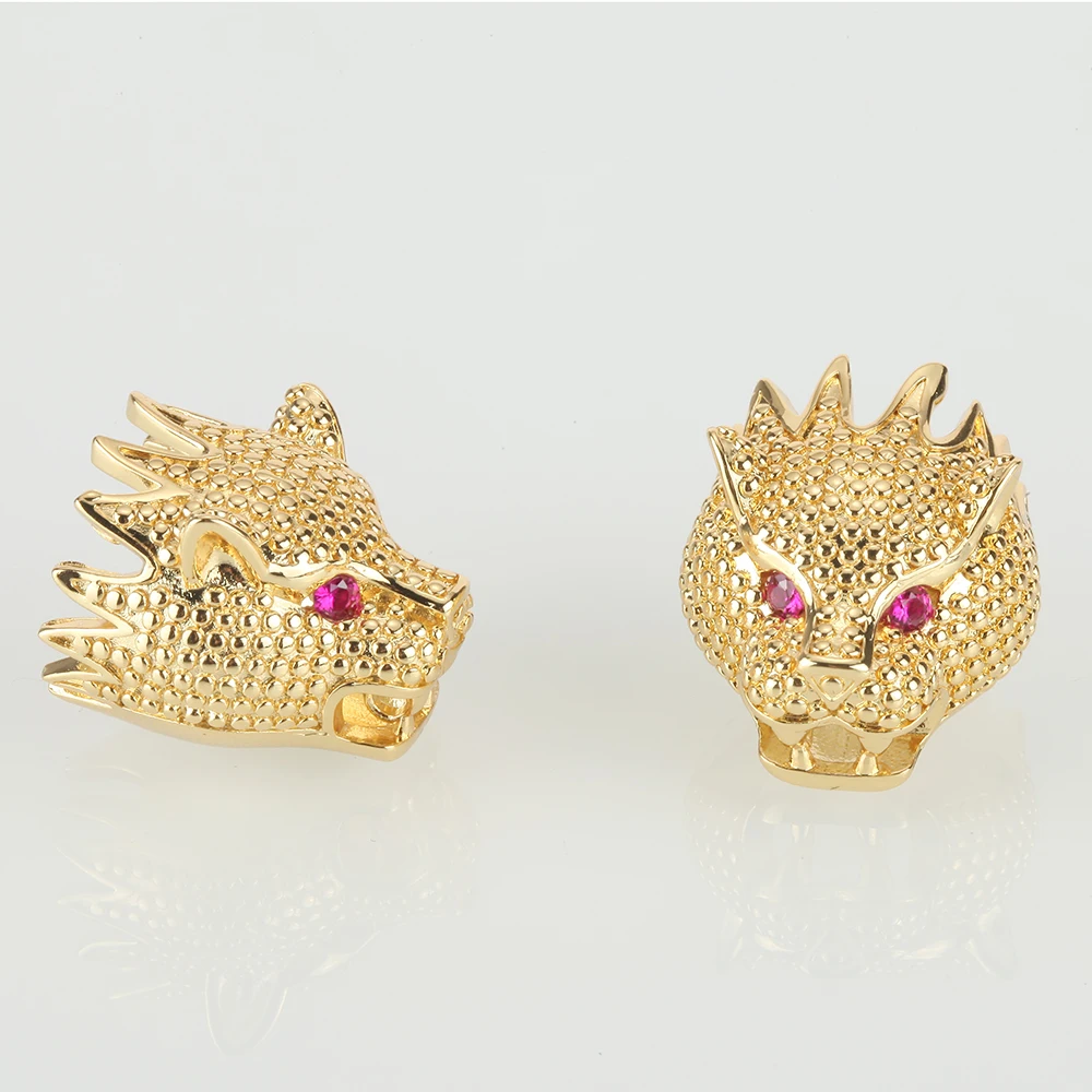 Бусины-разделители для ювелирных изделий фурнитура с золотым Драконом