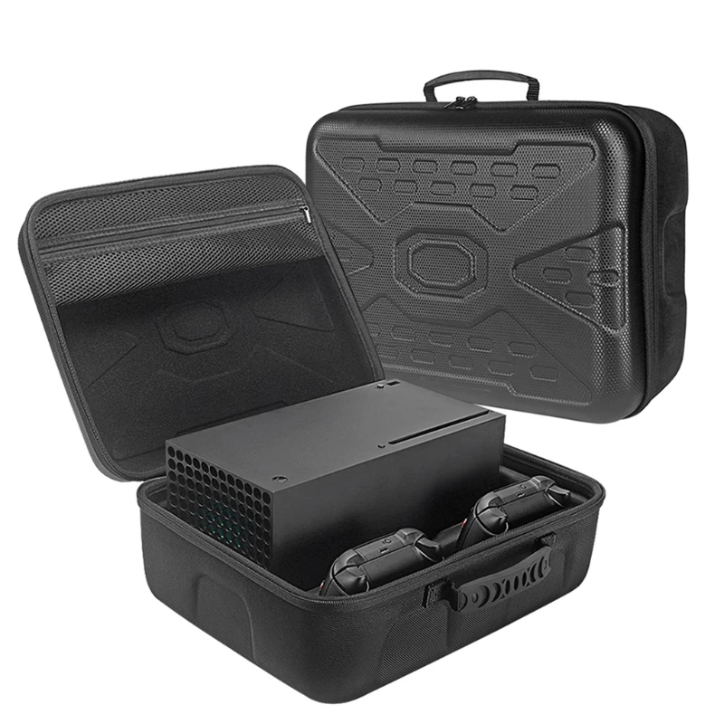 

LX0B Hard Case Cover Box Skin Protective Bag For -Xbox series X Game Console Gamepad Accessories