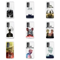 hbo true detective phone case for huawei p40 p30 p20 mate honor 10i 30 20 i 10 40 8x 9x pro lite transparent cover