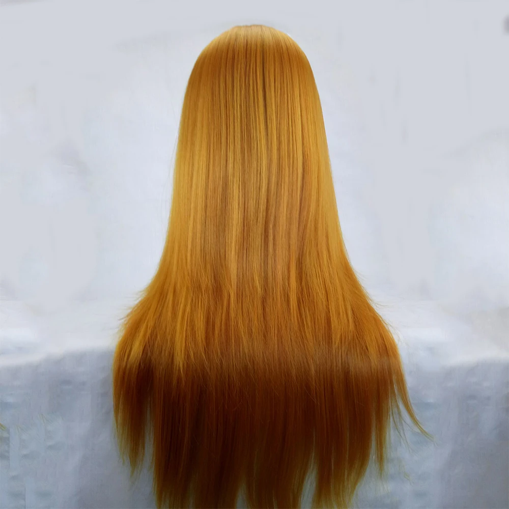 HAIRJOY оранжевый зеленый костюм вечерние косплей парик 100 см длинные прямые синтетические волосы парики 15 цветов