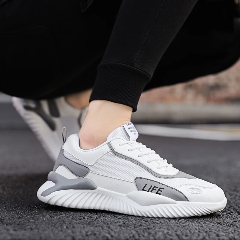 

Damyuan Women Men Comfortables Breathable Non-leather Casual Lightweight Running Wear-resistant Gym Shoes Sneakers Jogging