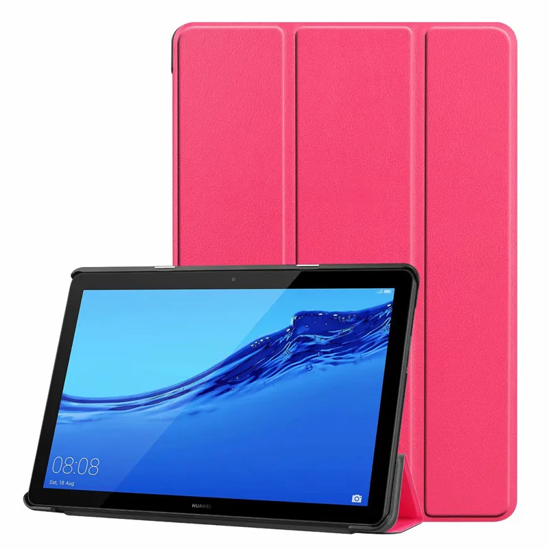 Чехол книжка для Huawei MediaPad T5 10 дюймов Женский/L09/L03/W19 1 чехол подставка планшета