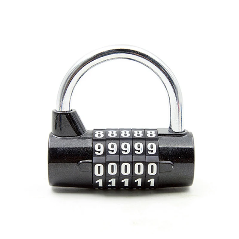 5 значный Комбинированный Замок с кодовым номером безопасный замок для