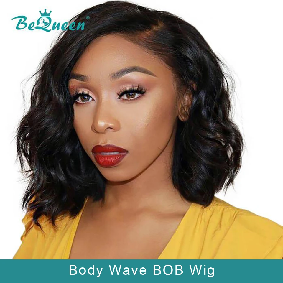 Парики из человеческих волос Bequeen бразильский Волнистый парик с предварительно