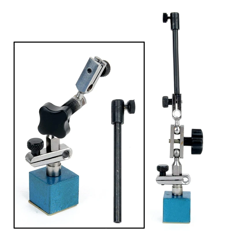 1pc Flexible Level Dial Indicator netic Base 215mm Test Gauge Rotary Holder Stand` | Инструменты