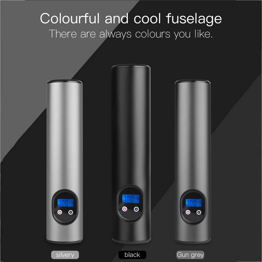 barato 12v 150psi Interface Usb Portátil Compressor De Ar Inflável Bomba Com Display Lcd Para Carro Bicicletas Pneus Bolas Natação Anéis