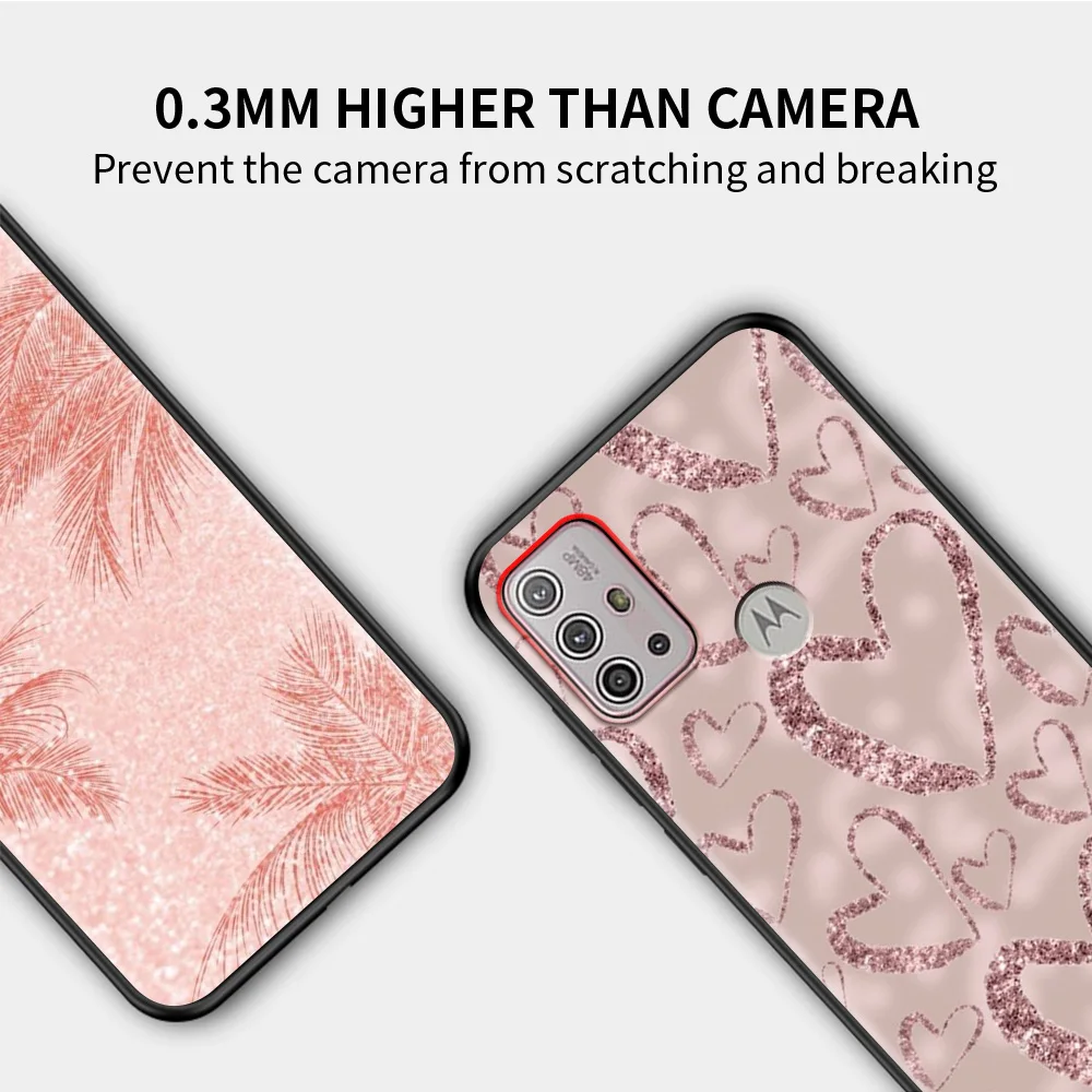 Beautiful Rose Picture For MOTOROLA One Fusion Case for Moto G10 G9 G8 Plus Play Power One G20 G30 G40 G50 G60 Edge 20 Shell
