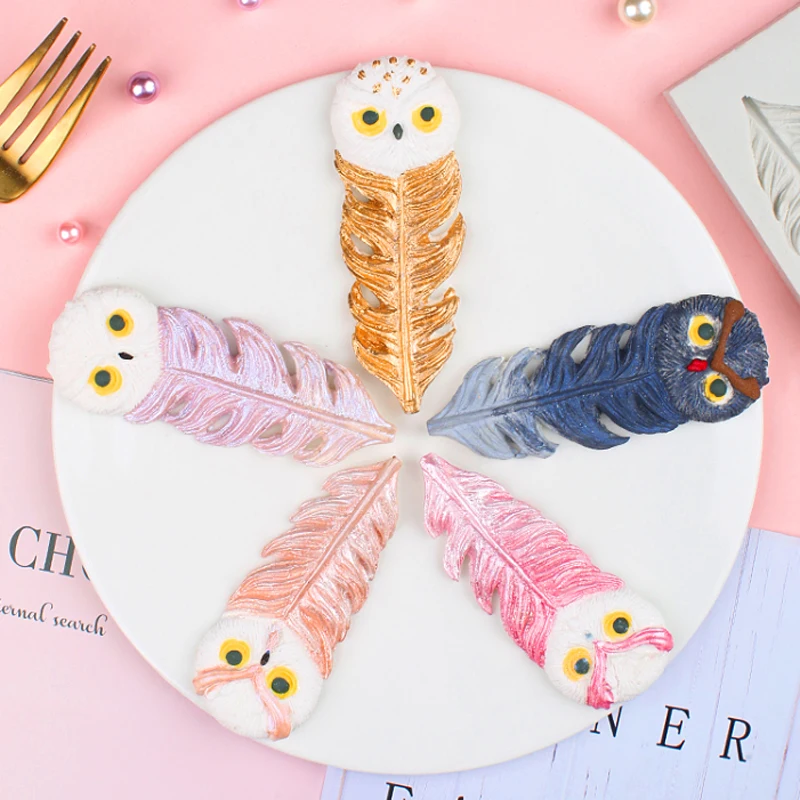 Форма в виде совы и пера силиконовая форма инструмент для украшения торта