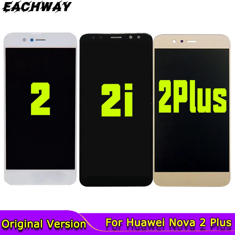 ЖК-дисплей для Huawei Nova 2 Plus 2i с сенсорным экраном и дигитайзером BAC L23 L03 Nova2 PIC LX9 L29 L09