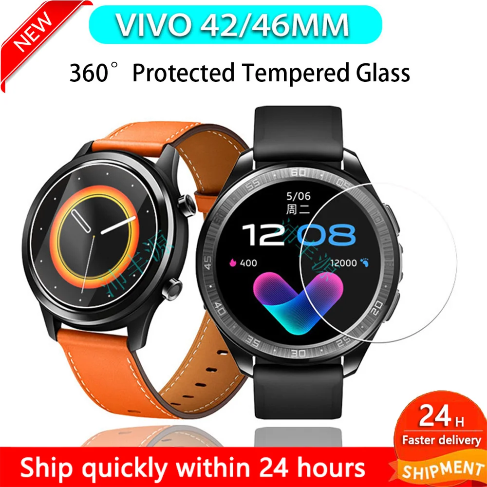 

Закаленное защитное стекло для экрана Vivo Watch 46 мм 42 мм, защитная пленка, противовзрывная защита экрана часов