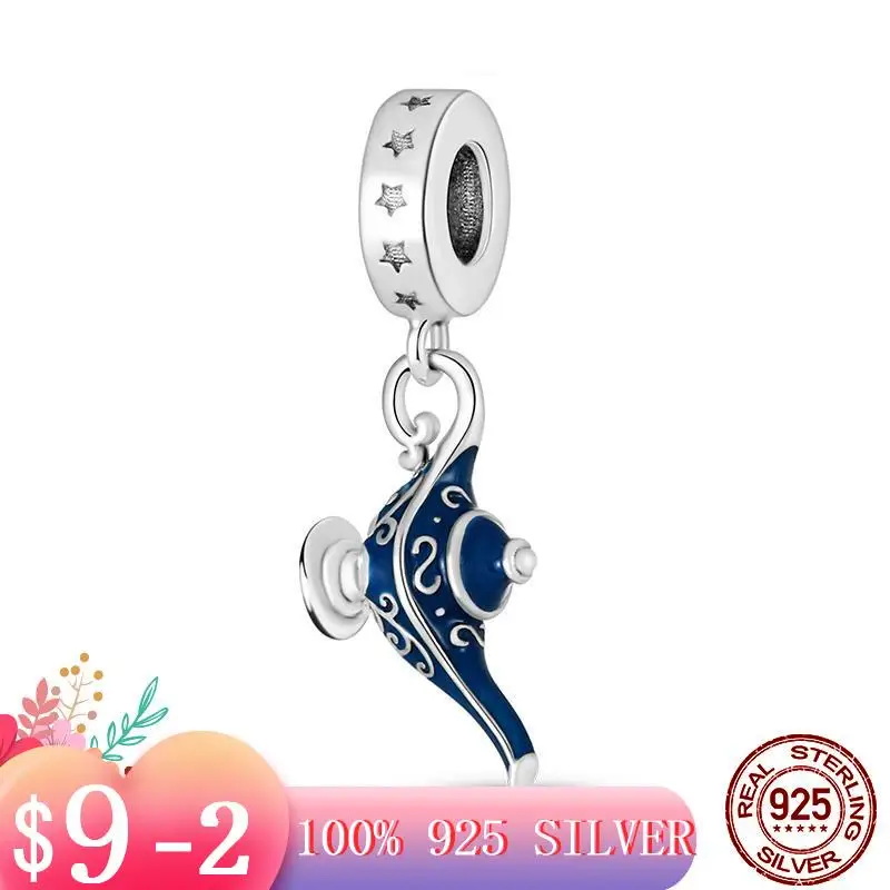 

Independent Design 2021 New 925 Sterling Silver Palace tea set Charm Fit Original Pandora Bracelet Making DIY Jewelry For Women