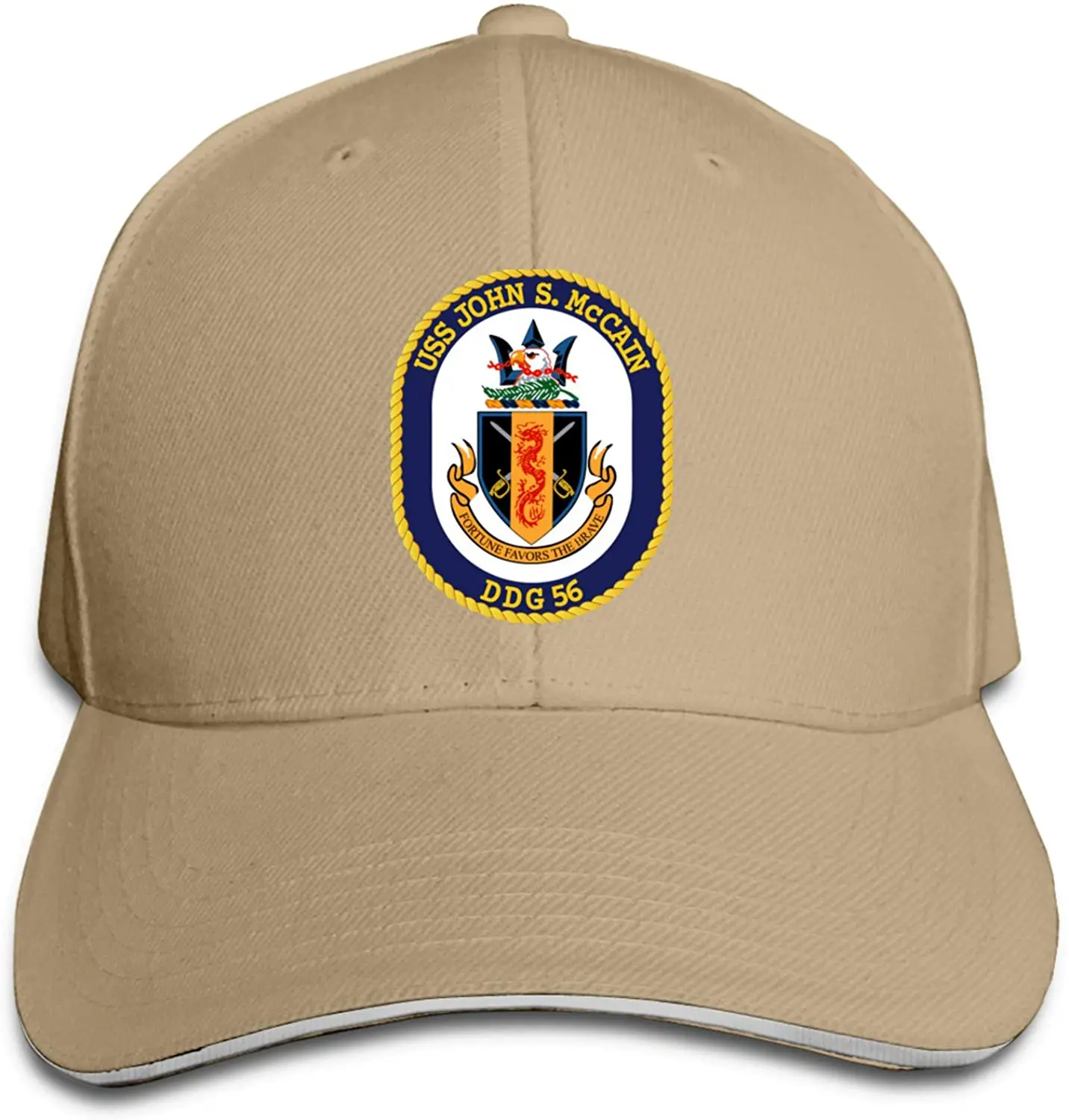 

Мужская бейсболка из денима 2021 USS John S. Раздвижная шапка McCain Ddg-56 Wo для мужчин и женщин