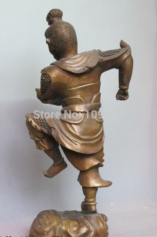 001647 19&quotChinese Year Zodiac Animals Bronze Monkey King Son Goku Sun Wukong Statue (A 0319 discount 35%) | Дом и сад