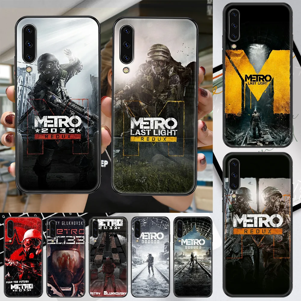 Чехол для телефона Game Metro 2033 Черный силиконовый чехол Samsung Galaxy A 3 5 7 8 10 20 21 30 40 50 51 70 71