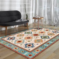 persian ethnic style high end rug bohemian red european style door mat bedroom living room anti slip bed carpet floor mat