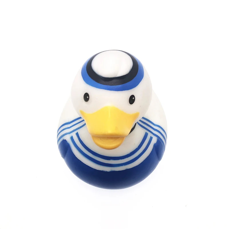 10 см детская игрушка для ванны синяя белая утка моряк стиль детский душ игры