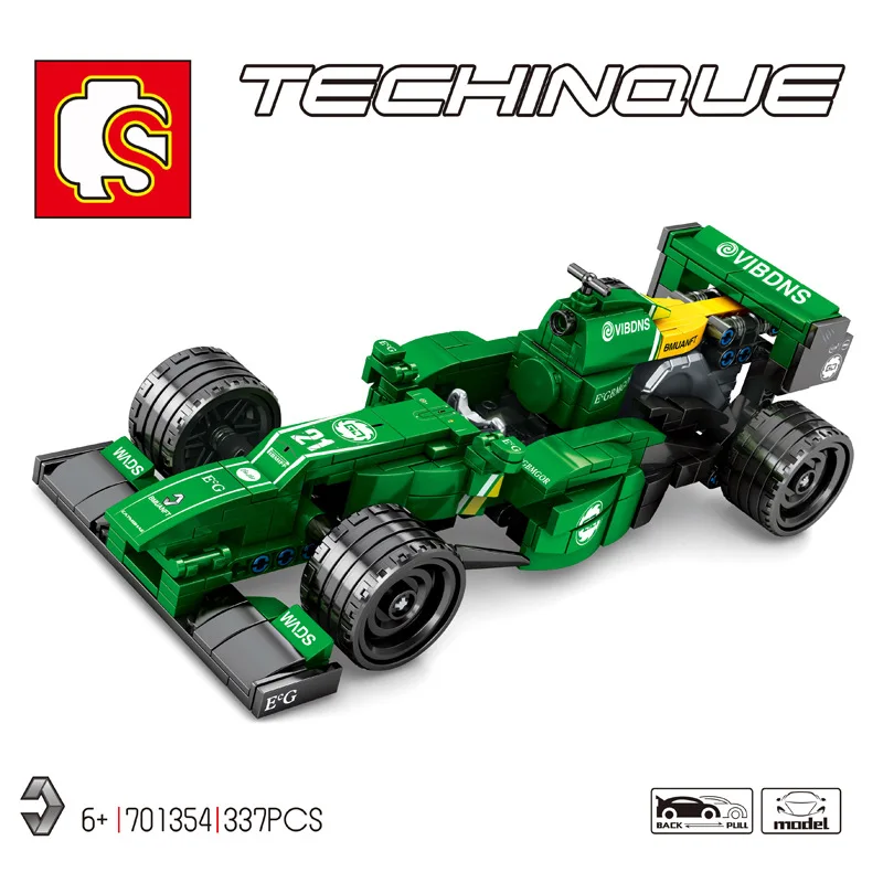 Блоки Sembo Super Series скоростные чемпионы F1 формула гоночный автомобиль Строительные