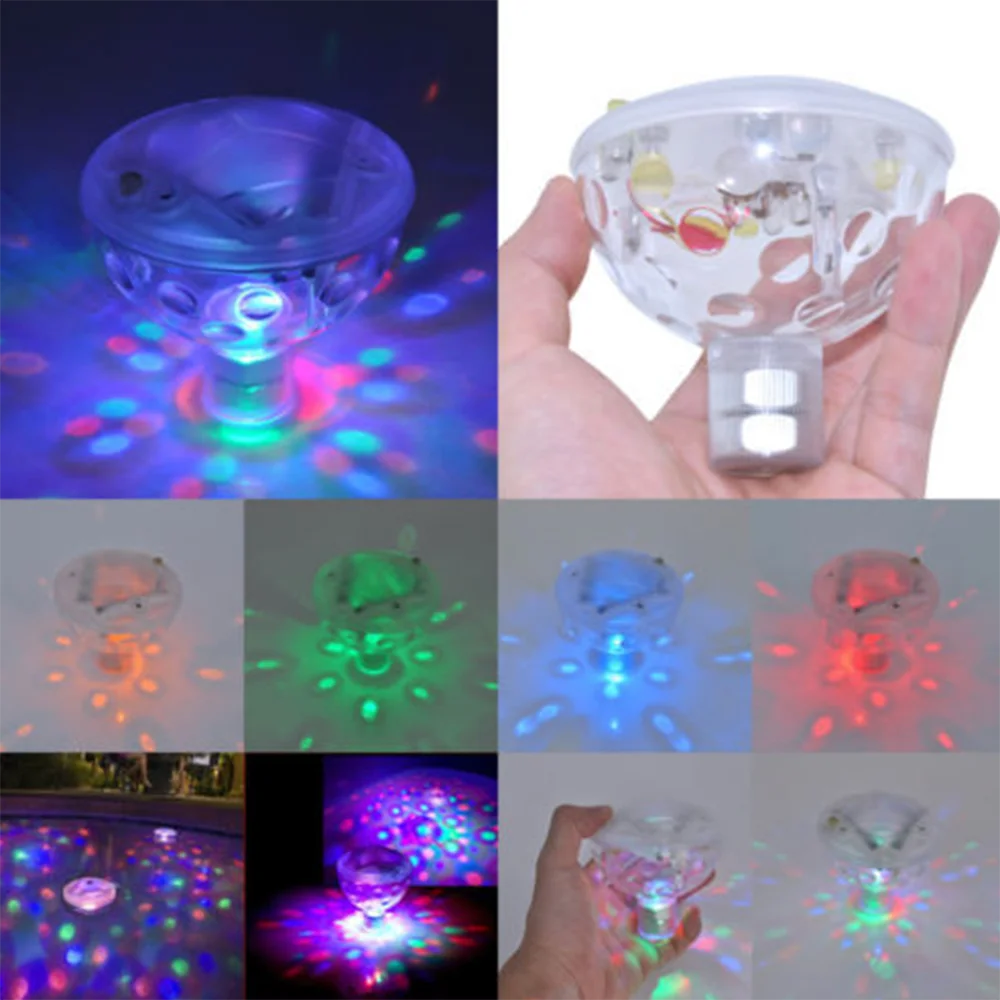 Waterproof Swimming Pool Lights Floating Underwater LED Light Glow Hot Tub Spa Lamp Party Decoration Accessories|Бассейн и