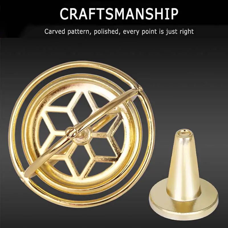 Креативный научный развивающий металлический гироскоп для пальцев высшее