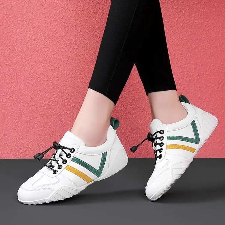 

Женская обувь, модная женская спортивная обувь, осенняя Вулканизированная обувь на платформе, дышащая Спортивная обувь для отдыха на весну ...