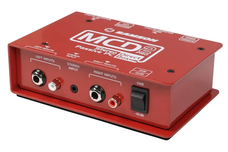 S.Max серия SAMSON MCD2 PRO двухканальный стерео пассивный ПК прямая коробка запись