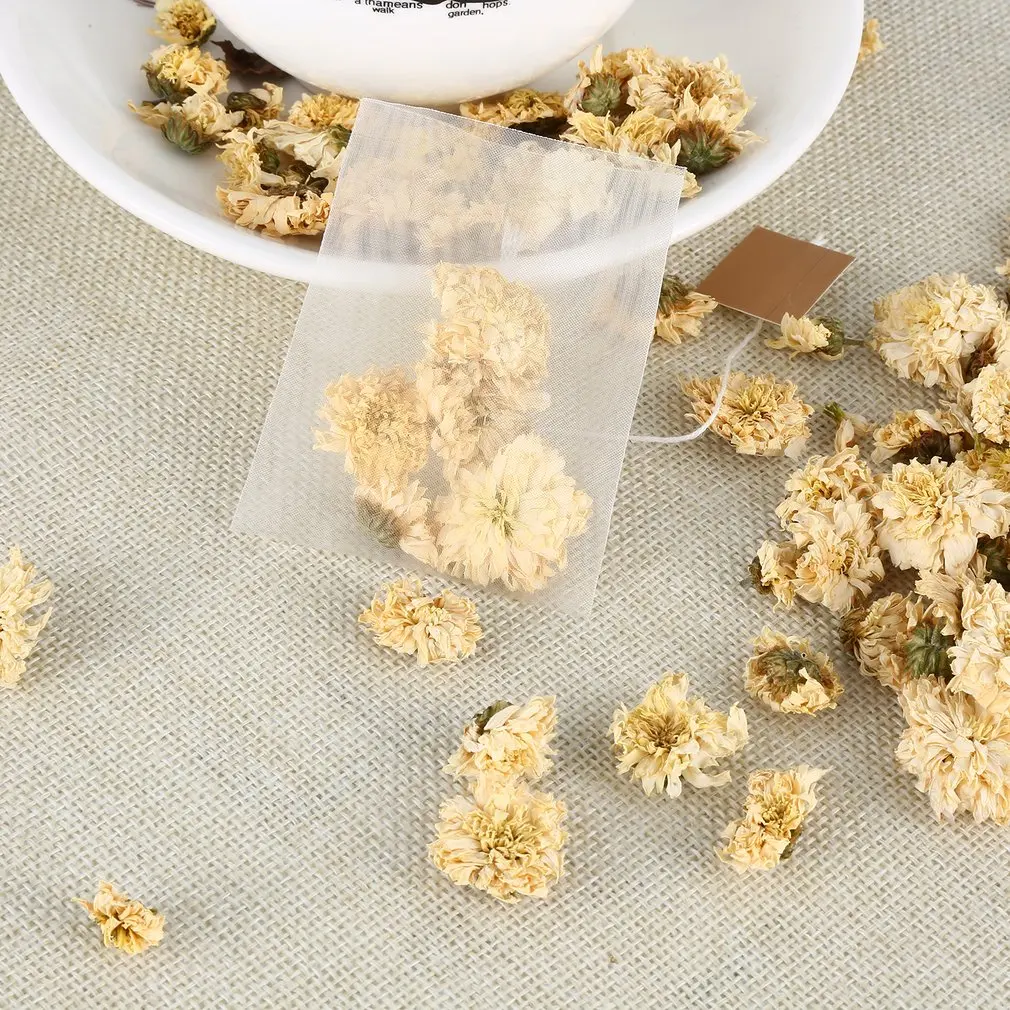 1 шт. Нетканая бумага пустая струна чайные пакетики тепловое уплотнение фильтр