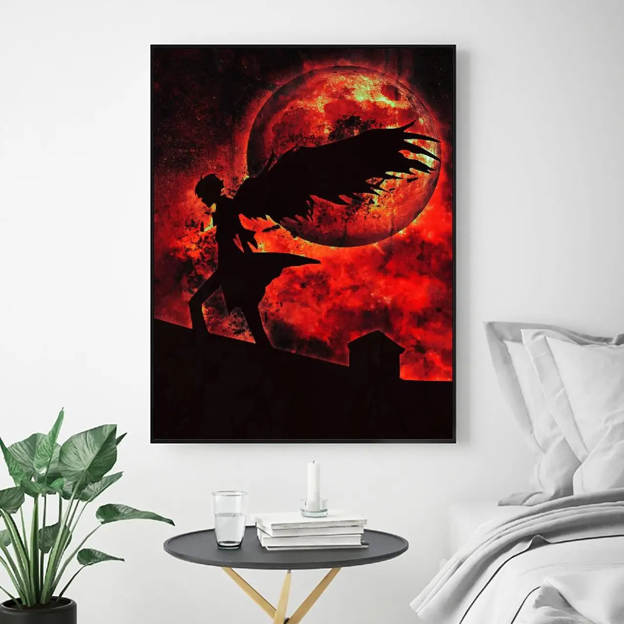 Loki Ragnarok Красная Луна аниме художественный плакат картина на стену современный