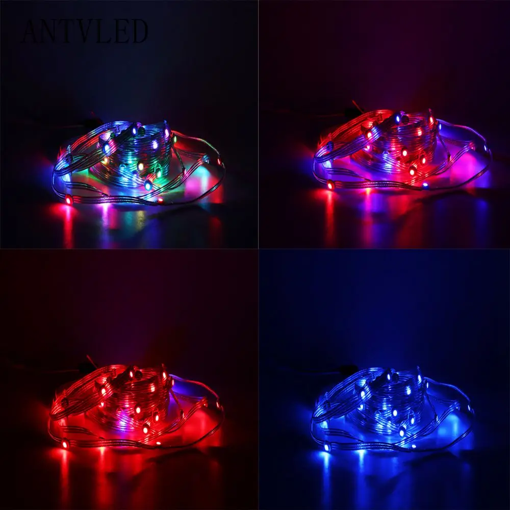 50 светодиодов/100 светодиодов WS2812B 5050SMD предварительно смонтированный RGB