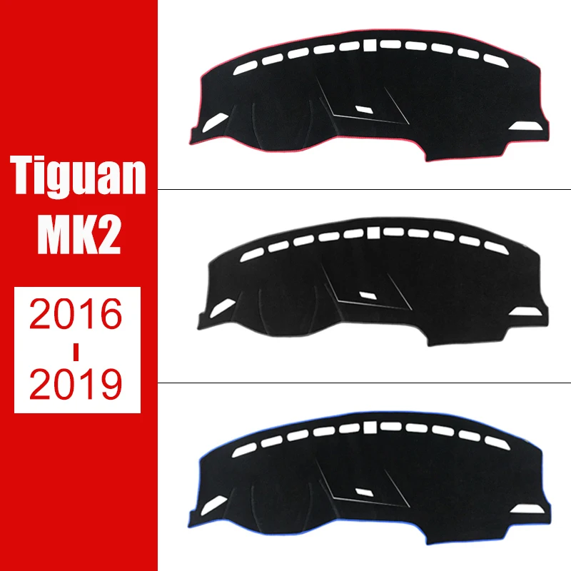 Чехол для приборной панели автомобиля Volkswagen VW Tiguan MK1 2 MK2 2009 2010~2012 2013 2014 2015 2016 2017 2018 2019 2020.