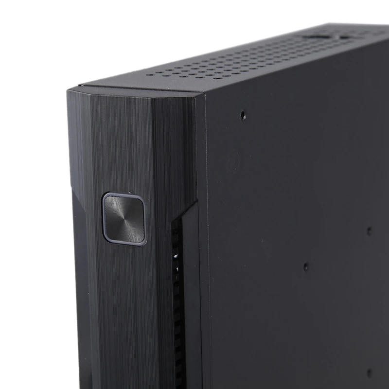 

Mini-ITX Slim Small Form Factor Computer Case HTPC Computer Case with 2 x USB2.0 12V 8A Power Adapter