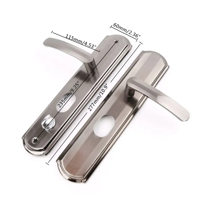 

Anti-Theft Security Door Handle Solid Thickened Panel Indoor Dual Latch Mortise Lock Easy to install Delicate and elegant