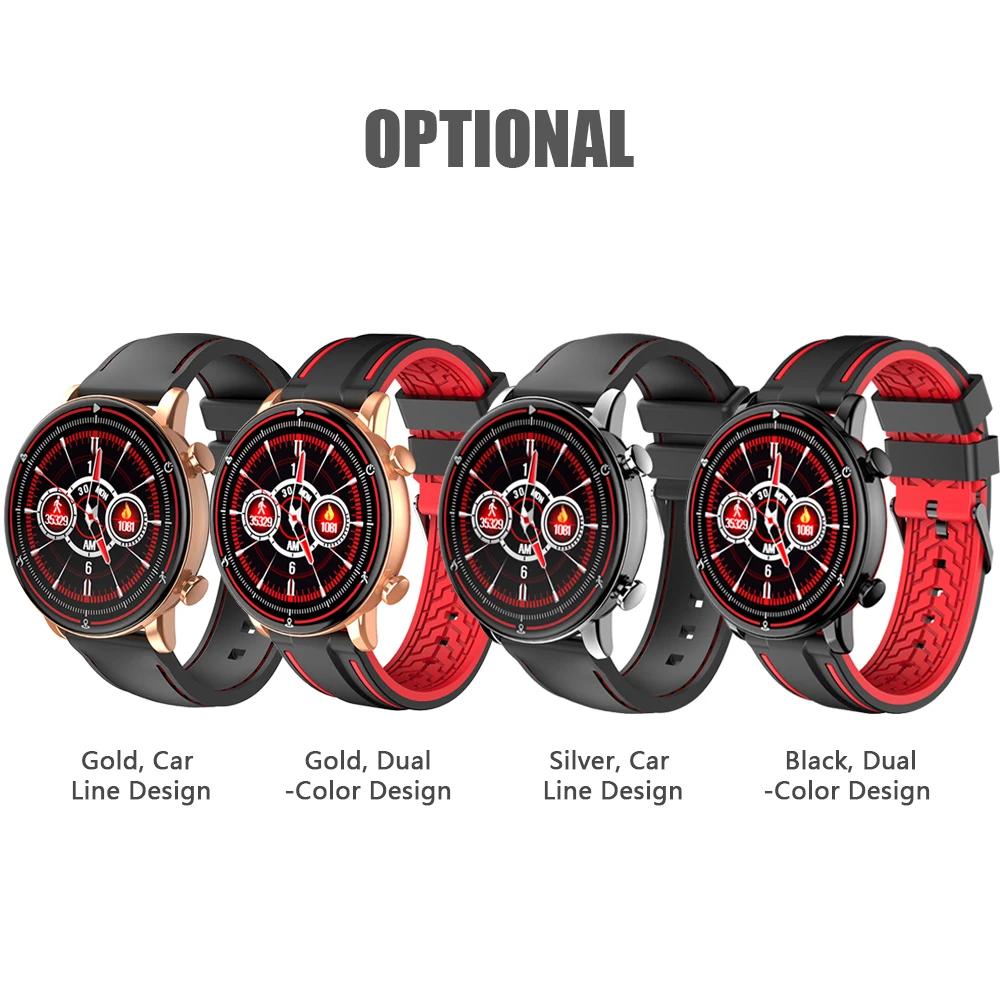 

1.28'' Touch Smart Watch Heart Rate Blood Pressure Monitoring IP68 Waterproof Watches Fitness Tracker Smartwatches for Men Women