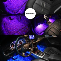 led car ambient light lights with romantic atmosphere stars car night light neon foot lamp modification car interior sound and music control