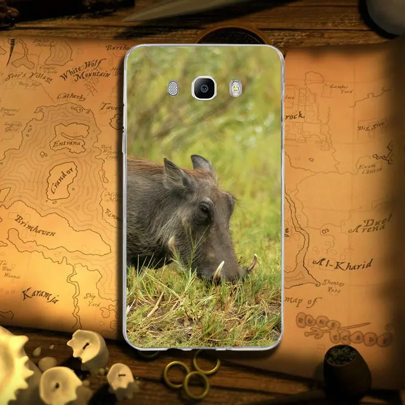 Дикий кабан животного Мягкий ТПУ силиконовый чехол для мобильного телефона samsung