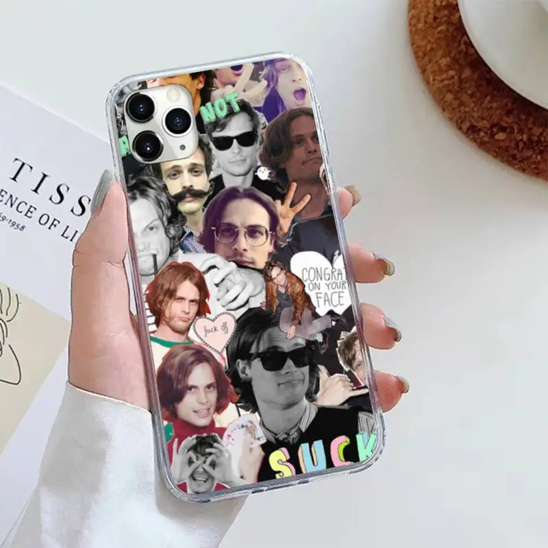 

Famous actors Matthew Gray Gubler Phone Case For iphone 12 5 5s 5c se 6 6s 7 8 plus x xs xr 11 pro max