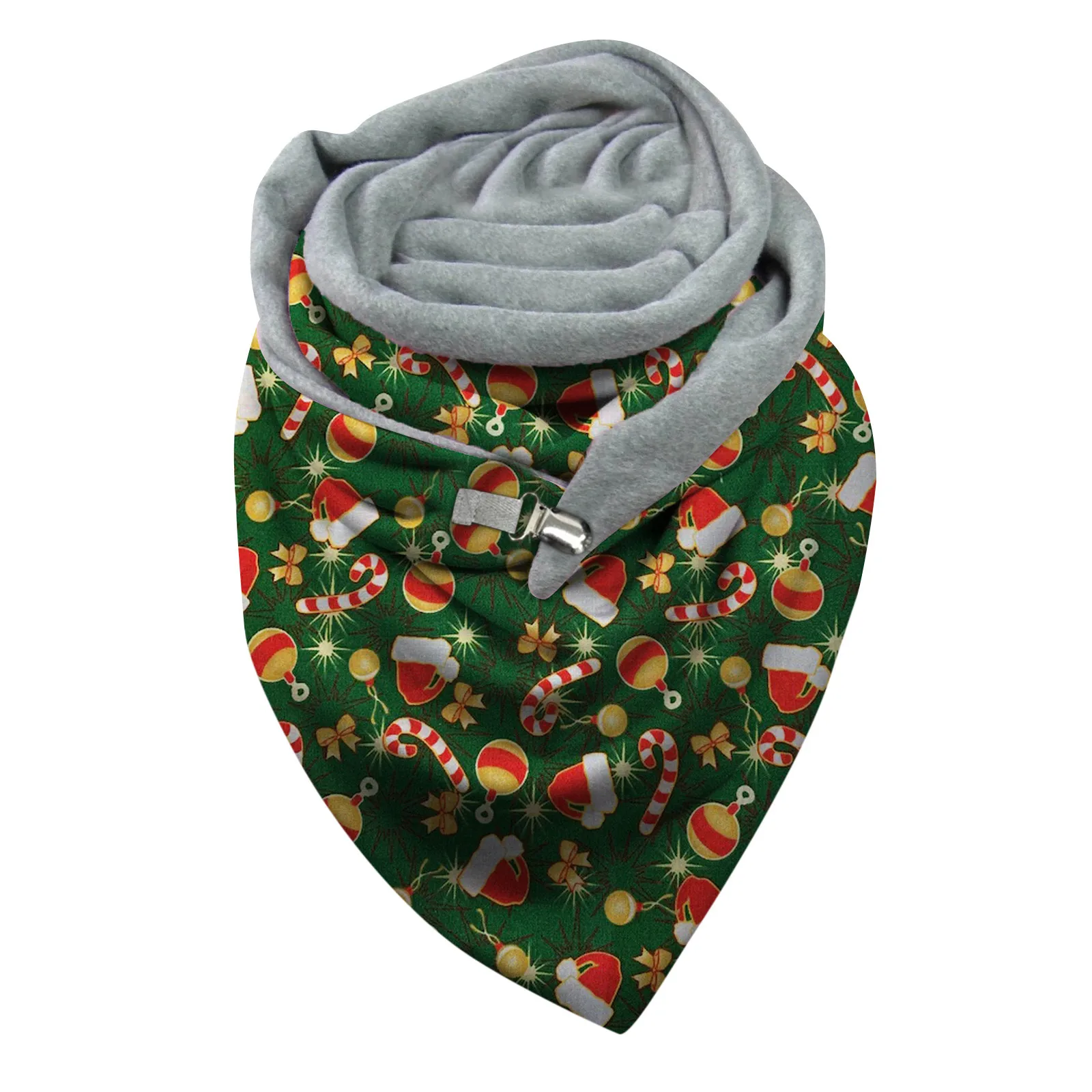 Женские шарфы 2021 Модный зимний шарф для женщин Рождественский лось снежинка