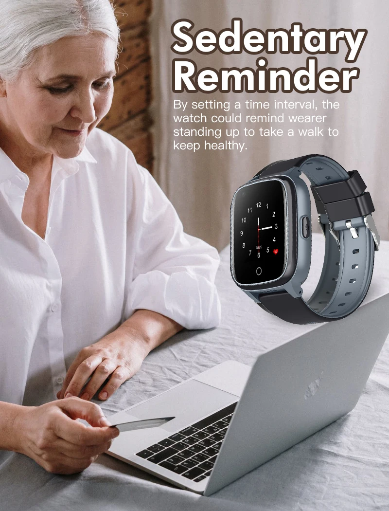 4g video call smart watch elderly parents heart rate blood pressure monitor gps trace fall alarm android phone wristwatch clock free global shipping