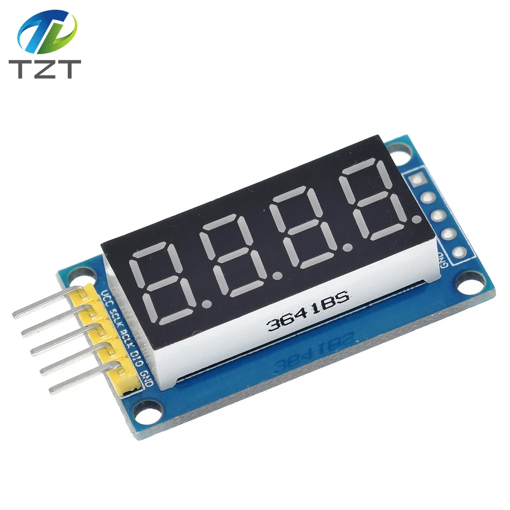 4 Bits Digital Tube LED Display Module Four Serial for Arduino 595 Driver | Электронные компоненты и