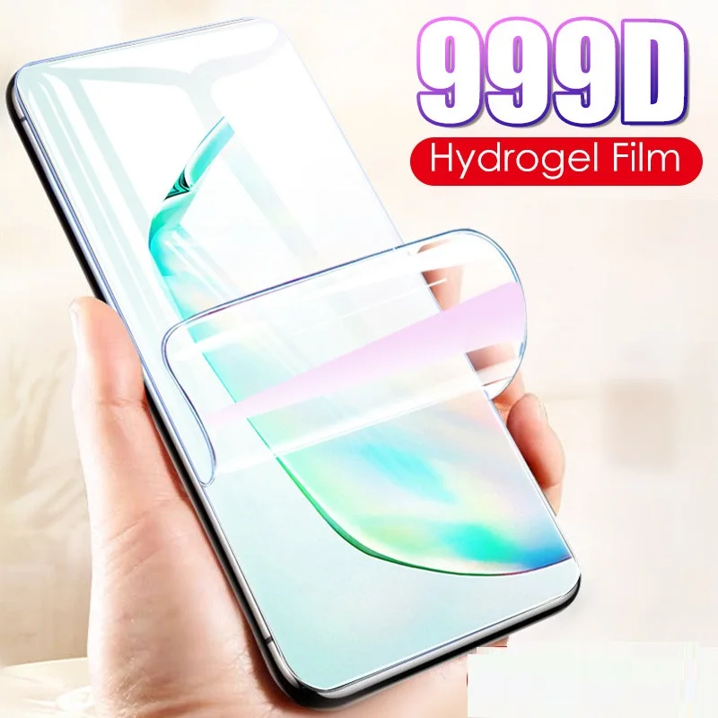Гидрогелевая защитная пленка HD для экрана Samsung Galaxy S6 Edge S8 S9 Plus S7 Note 8 9 10 Pro S10 5G не