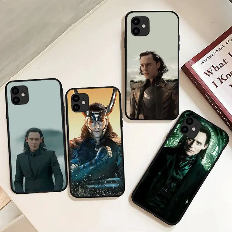 

Loki Thor Phone Case For iphone 12 11Pro Max 11 XR XS Max X 8 7 6 6S Plus 5 5S SE 2020 soft Cover Funda