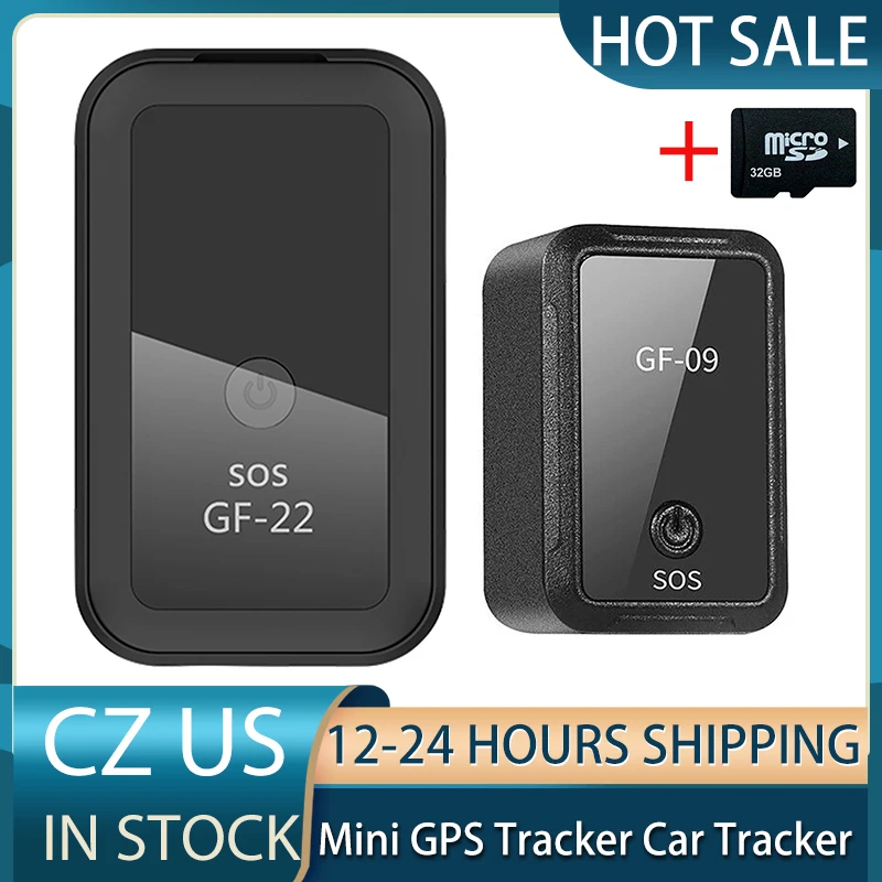 

GF07 GF09 GF22 GPS Real Time Car Tracker Voice Control Anti-Lost Device Locator Anti-lost Device Mini Precise Positioning GPS&TF