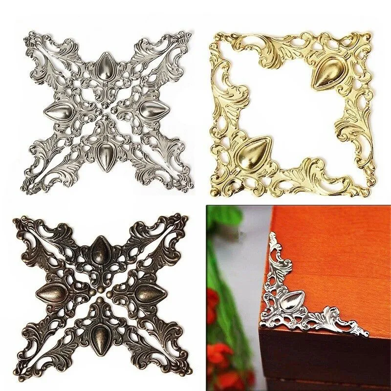 

KALASO 20 шт. Серебряный Бронзовый Золотой Античный деревянный чехол для шкатулки для ювелирных изделий фото фотография