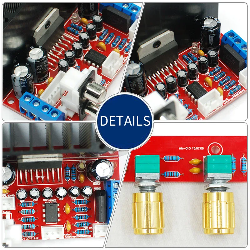 TDA7377 2.1ch усилитель мощности платы Hi-Fi Bass высокие 3-канальные звуковые усилители