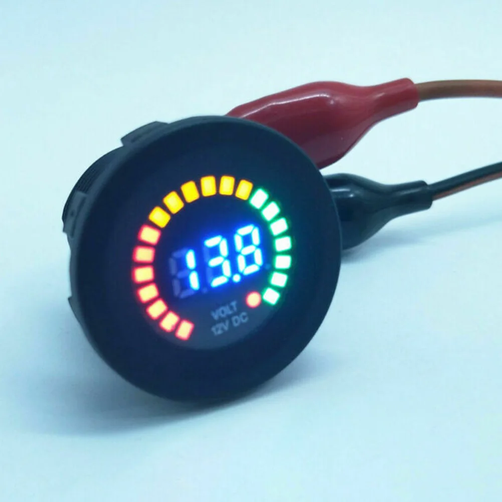 Светодиодная панель постоянного тока 12 В RGB цифровой вольтметр дисплей
