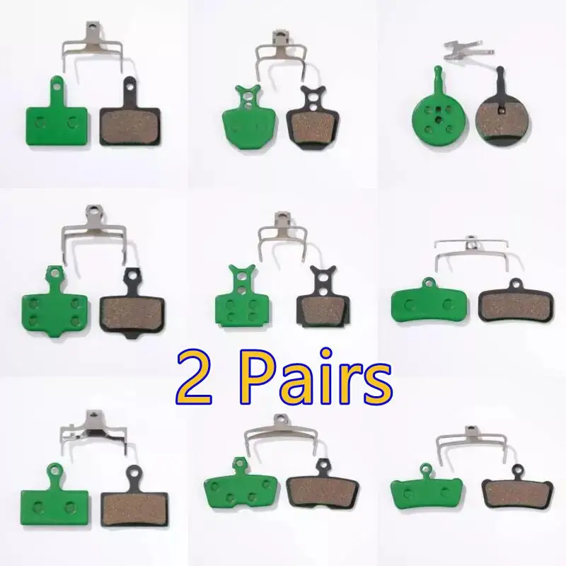 2 Pairs MTB Bicycle Hydraulic Disc Ceramics Brake Pads For S