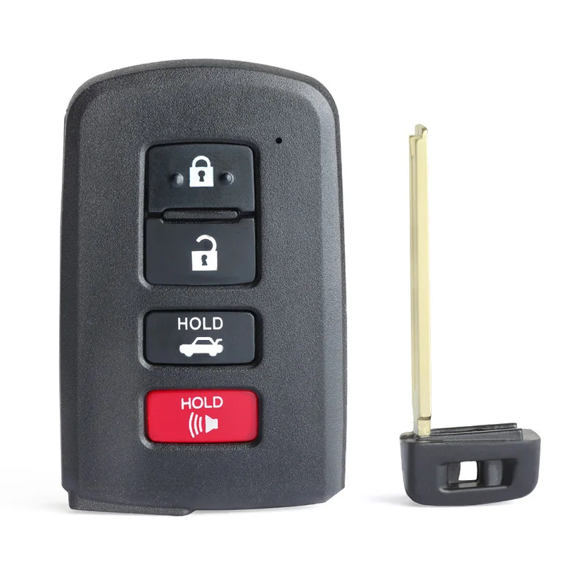 KEYECU HYQ14FBA 0020 P/N: 89904 06140 4 кнопки смарт карта дистанционный ключ брелок для Toyota Camry