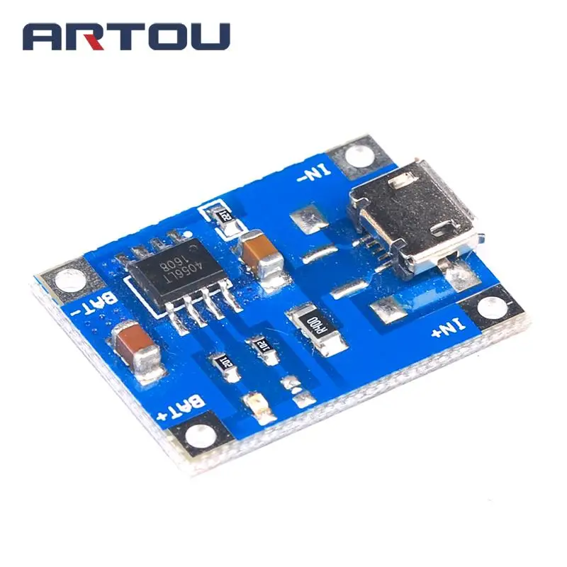 5 шт. Micro USB в 1 а 18650 TP4056 модуль зарядного устройства литиевой батареи зарядная