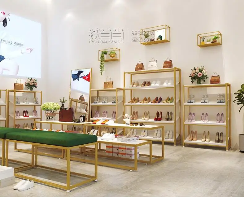 Полка для обуви стеллаж выставки товаров обувь пола до потолка полка обувного