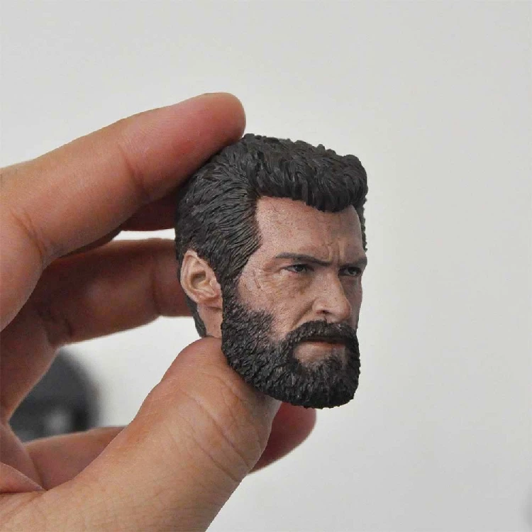 Модель головы Джекмана в масштабе 1/6 нормальная и боевая модель поврежденная