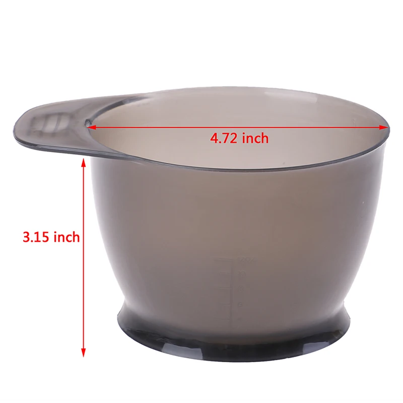 

1Pcs Professional Large Capacity Hairdressing Bowl Salon Hair Color Dye Tint Bowl Coloring Mixing Suction Bowl